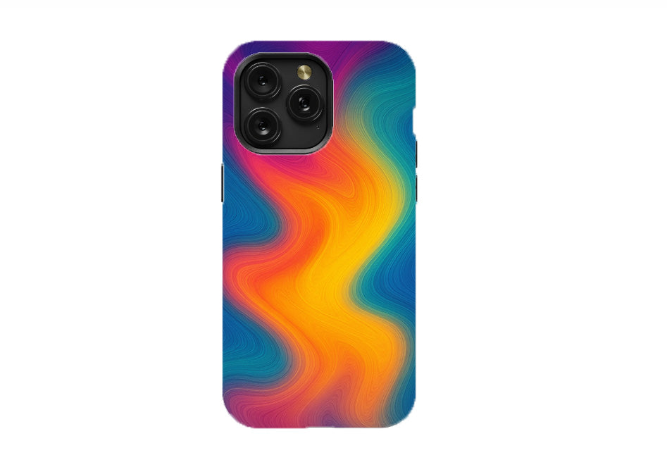 Neon Waves Phone Case