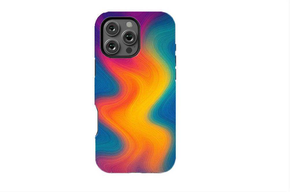 Neon Waves Phone Case