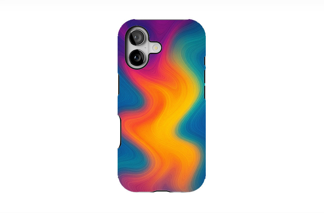 Neon Waves Phone Case