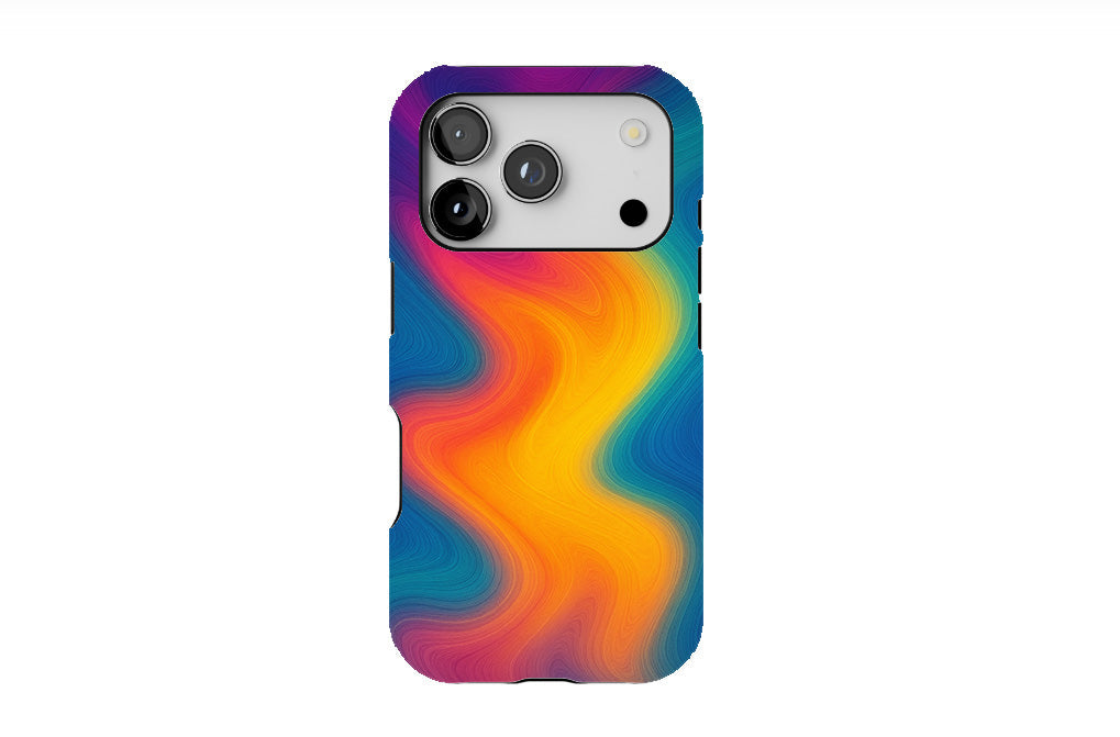 Neon Waves Phone Case