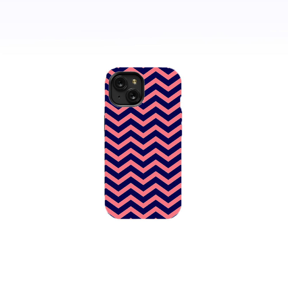 Coral ZigZag Phone Case