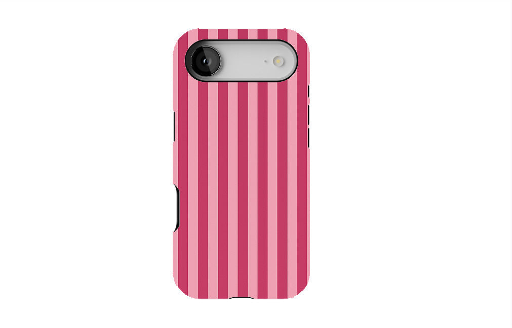 Pink and Light Pink Stripes Phone Case