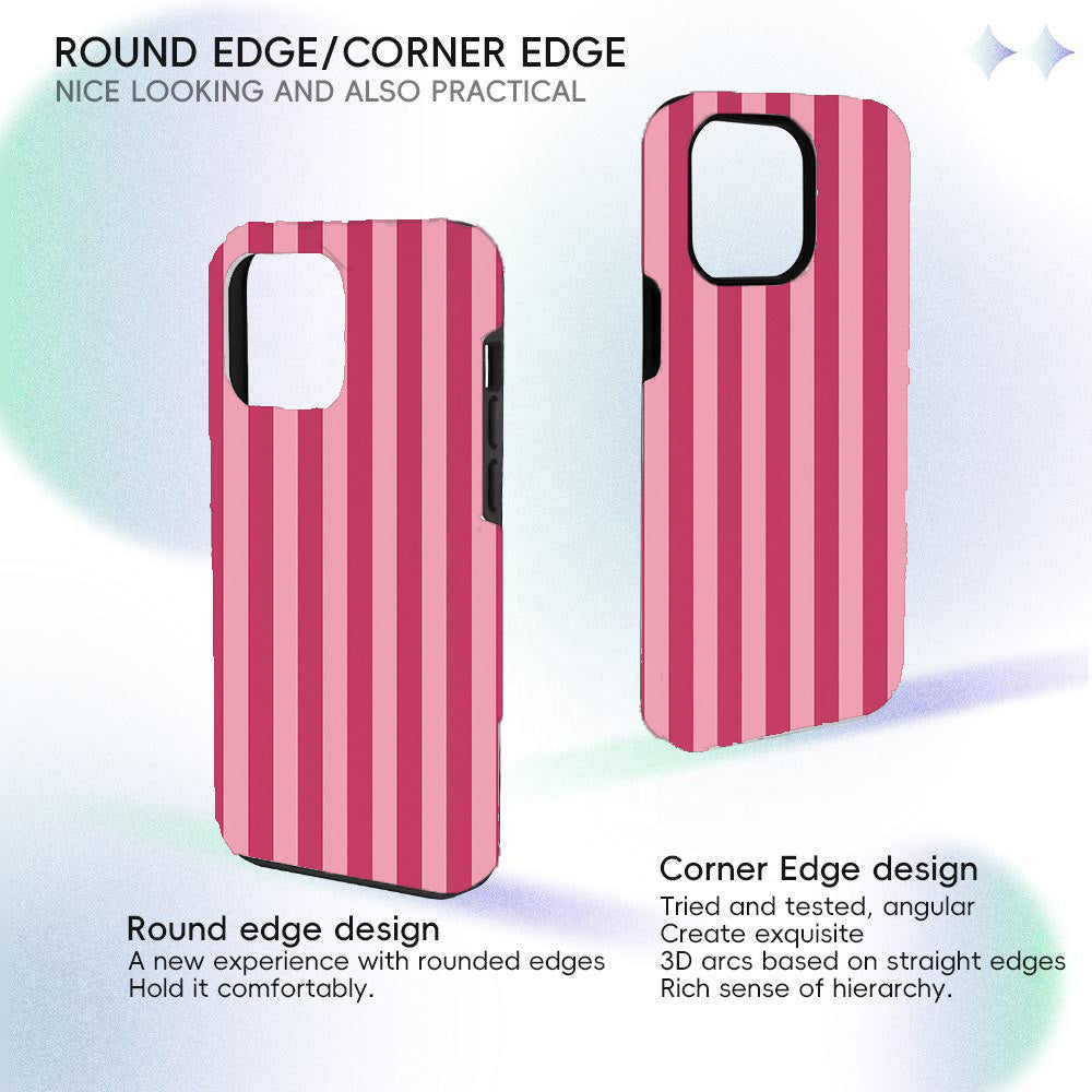 Pink and Light Pink Stripes