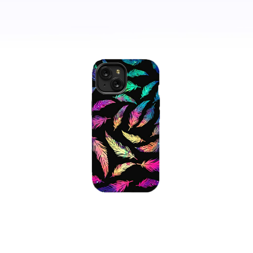 Galaxy Feathers Phone Case