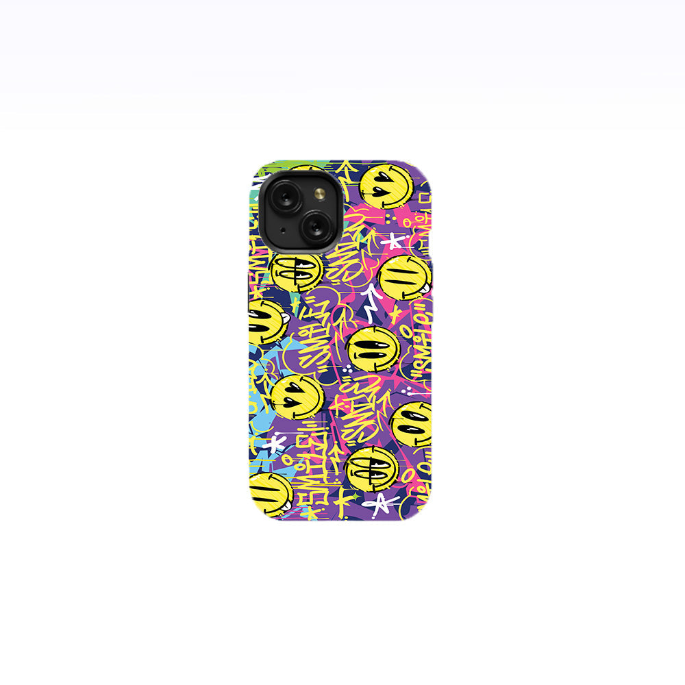 Graffiti Happy Smiling Face Phone Case