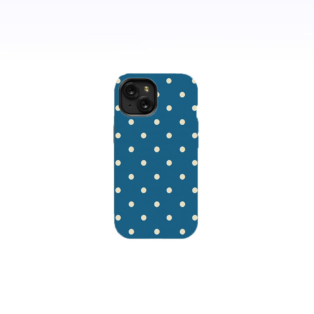 Happy Teal Polka Phone Case
