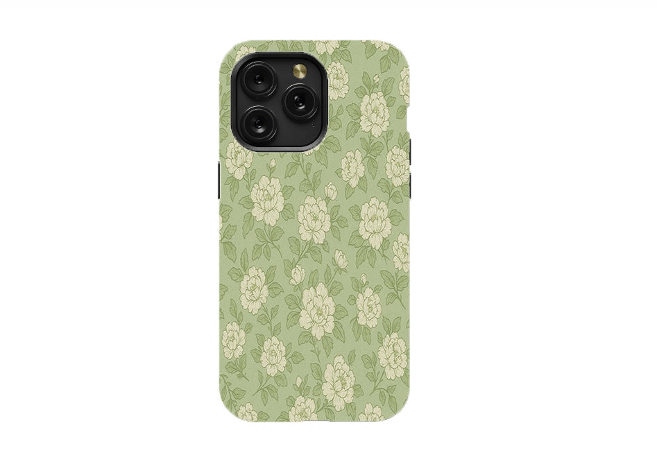 Sage floral Phone Case