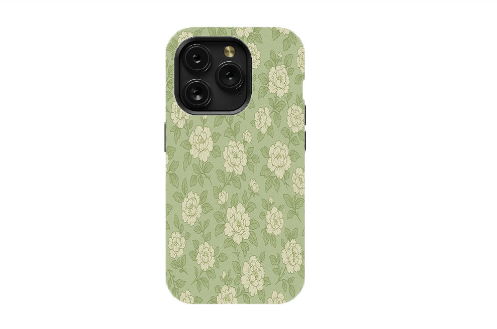 Sage floral Phone Case