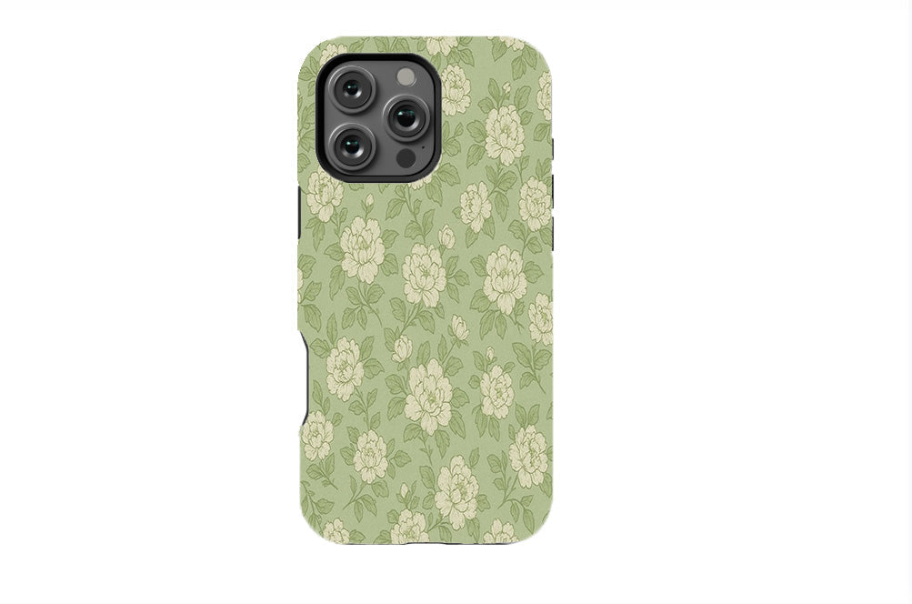 Sage floral Phone Case