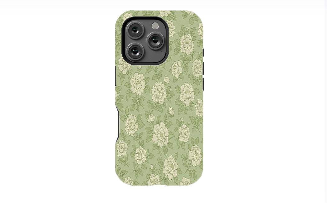 Sage floral Phone Case