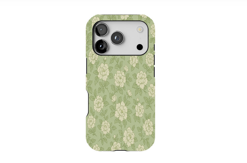 Sage floral Phone Case