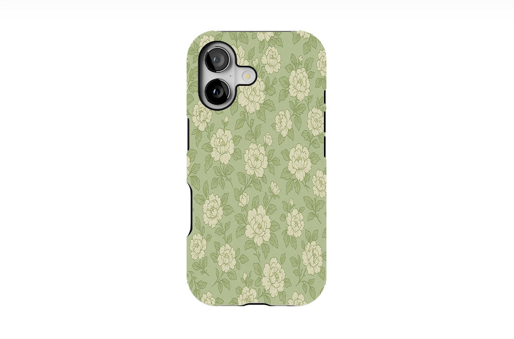 Sage floral Phone Case
