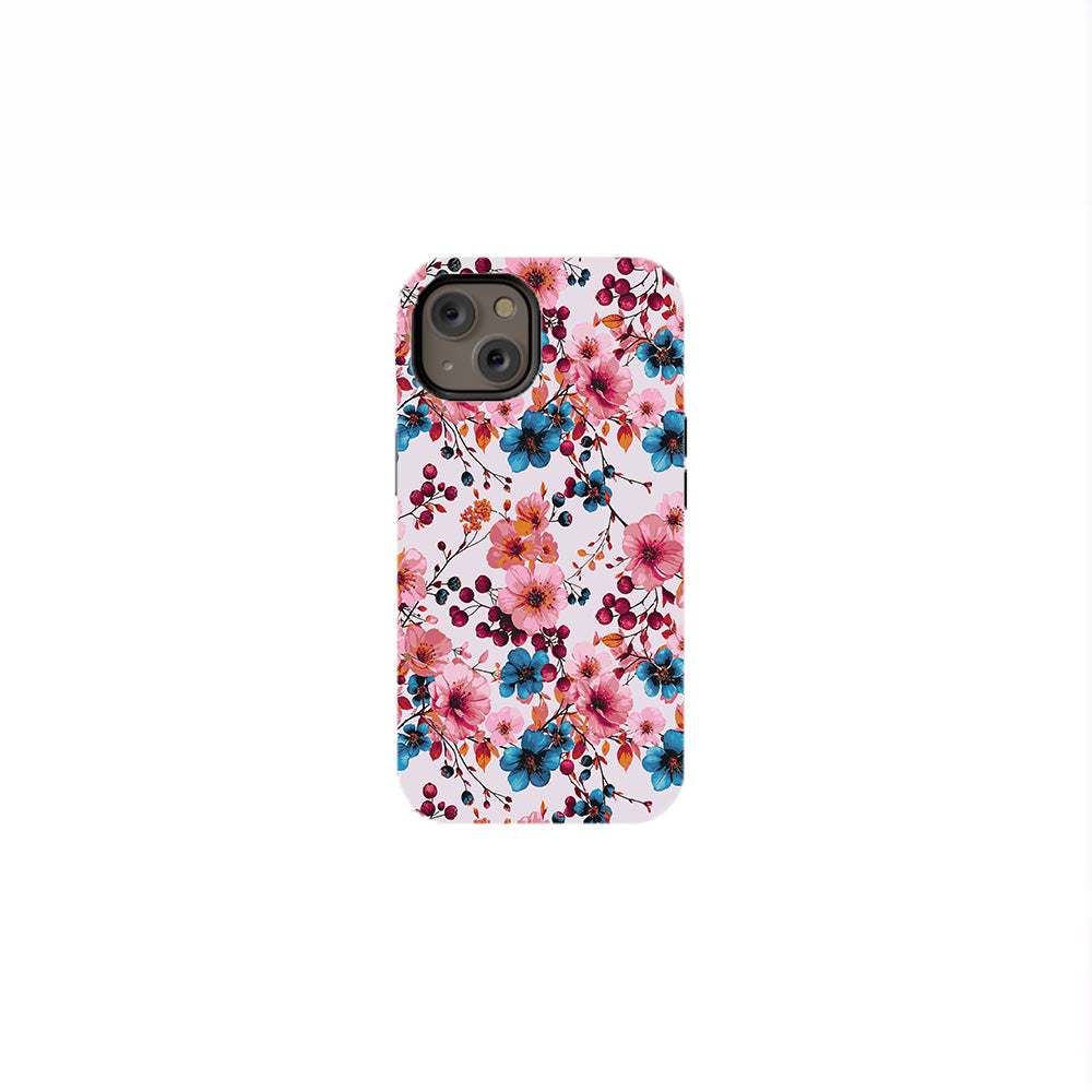 Dual-Tone Cherry Blossoms Phone Case