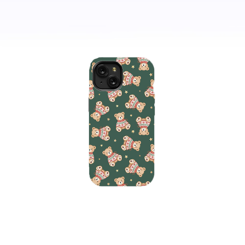 Cozy Sweater Teddy Bear Phone Case