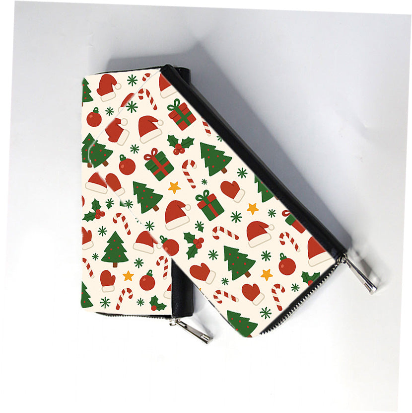 Evergreen Cheer Zip Wallet