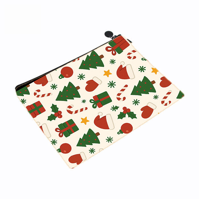 Evergreen Cheer Makeup Bag