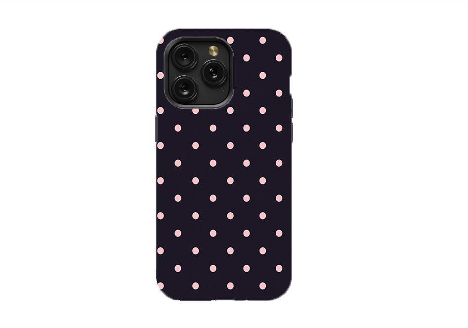 Blush Pink Polka Dots Phone Case