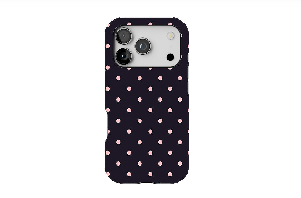 Blush Pink Polka Dots Phone Case