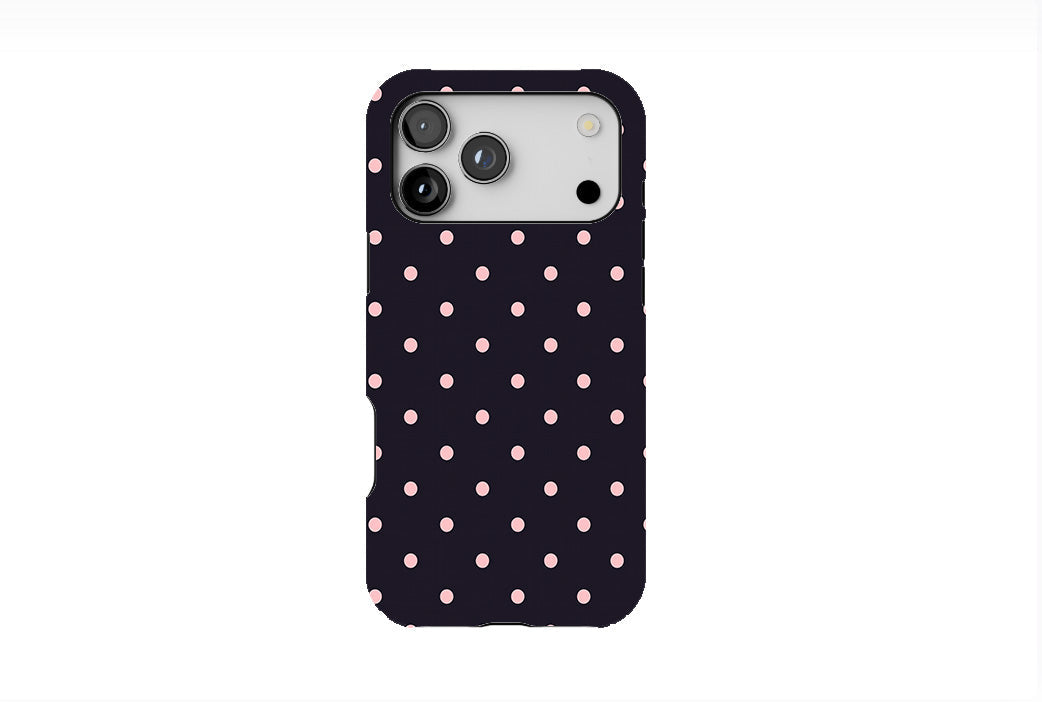 Blush Pink Polka Dots Phone Case