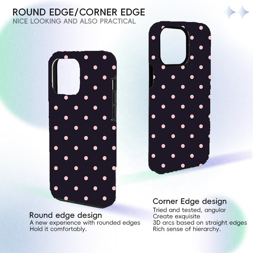 Blush Pink Polka Dots