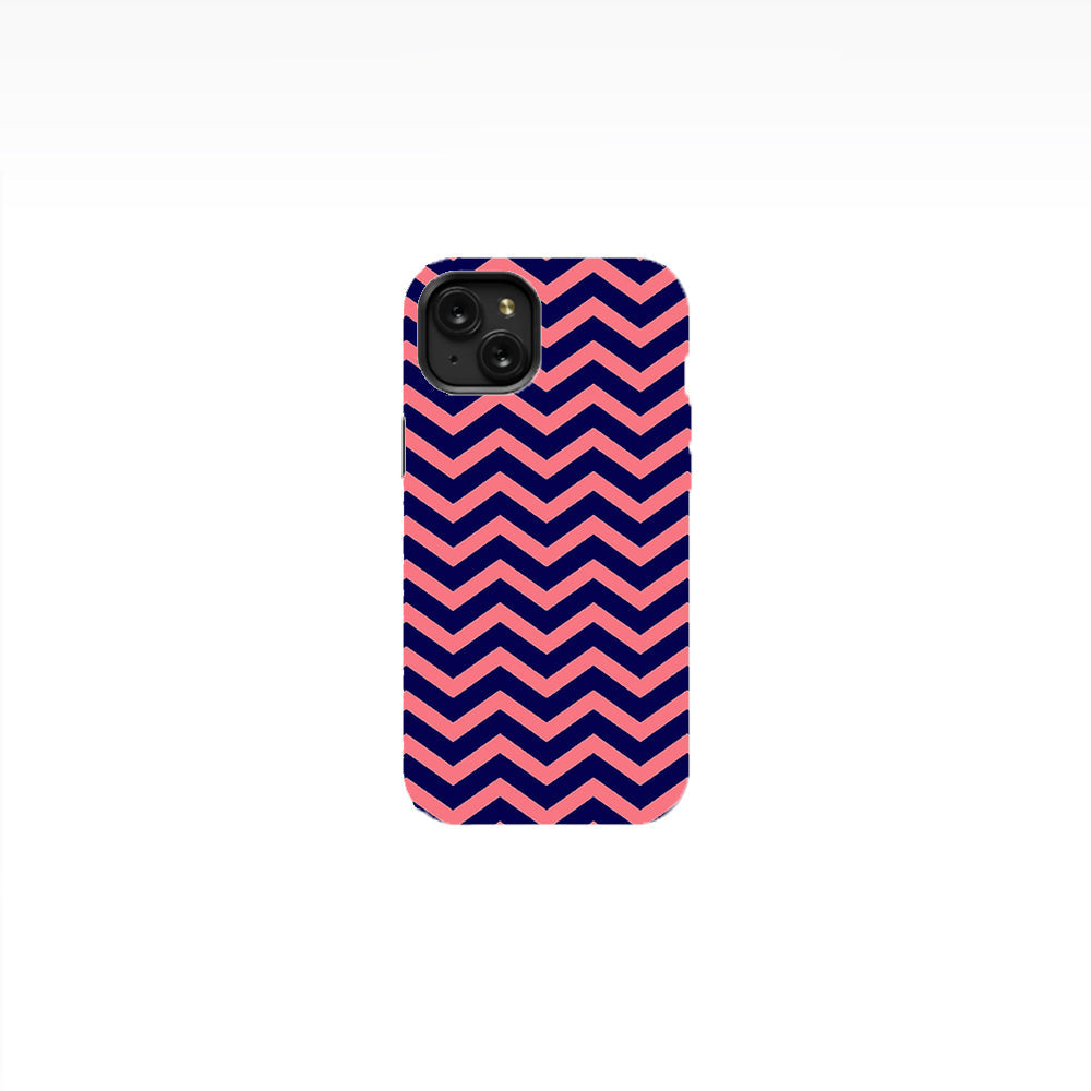 Coral ZigZag Phone Case