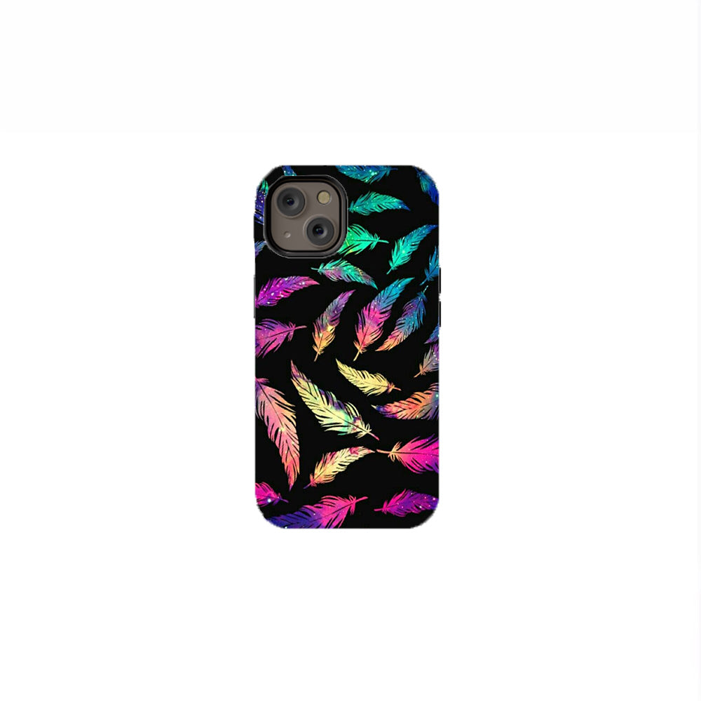 Galaxy Feathers Phone Case