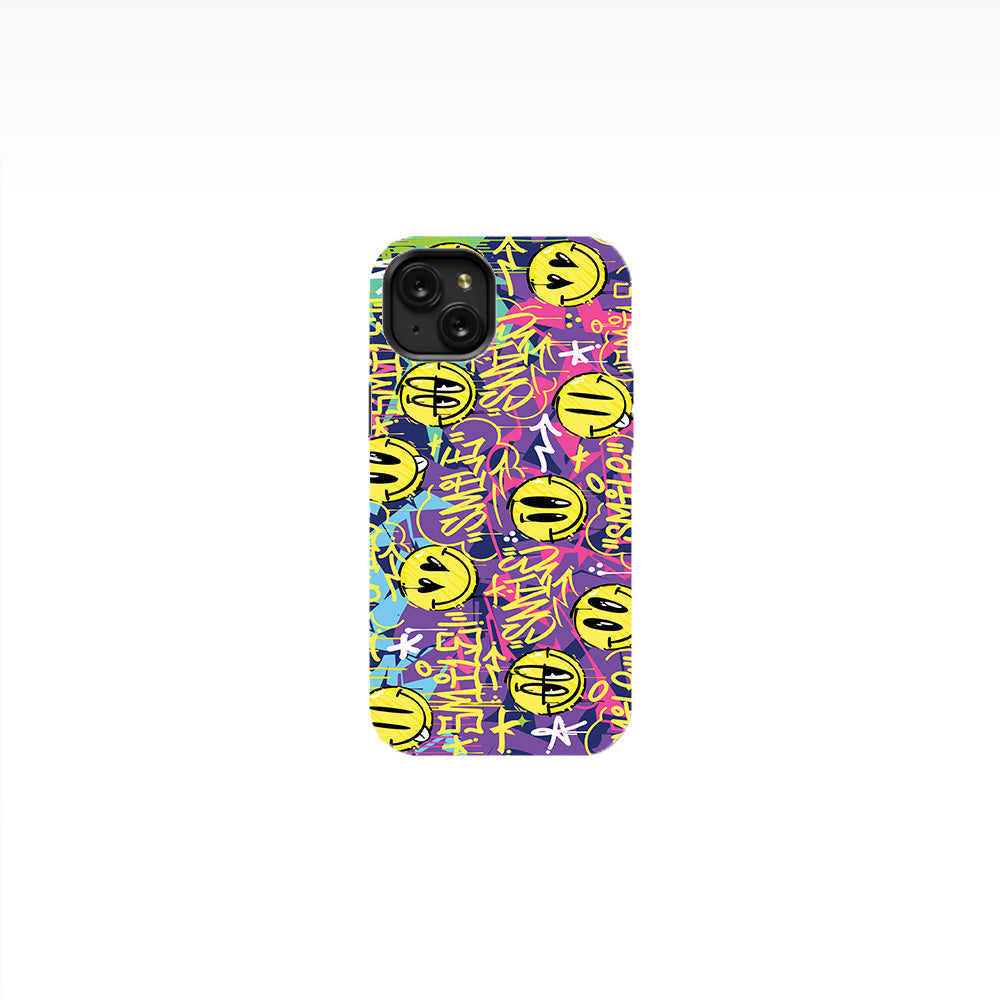 Graffiti Happy Smiling Face Phone Case