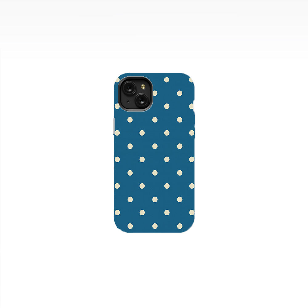 Happy Teal Polka Phone Case