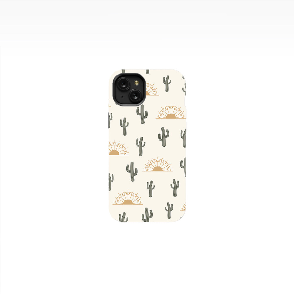 Summer Cactus on Desert Phone Case