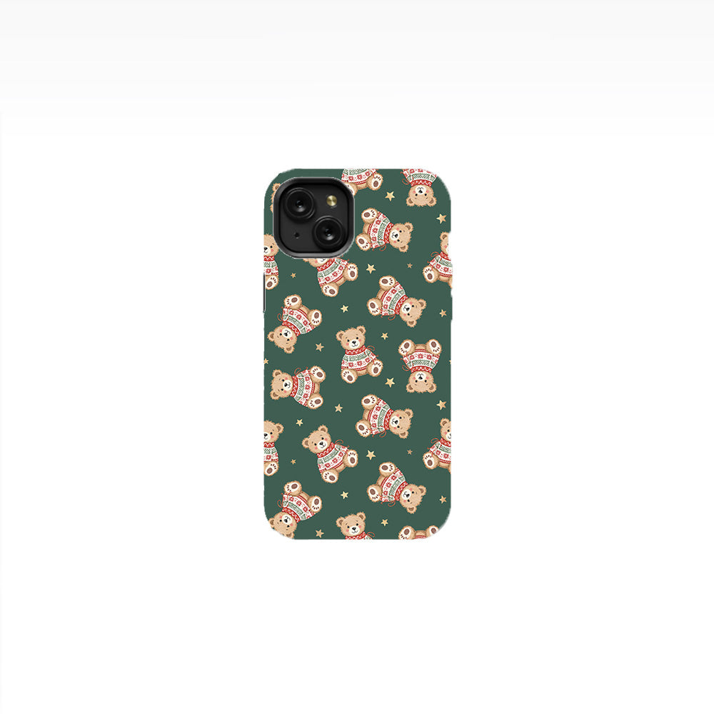 Cozy Sweater Teddy Bear Phone Case