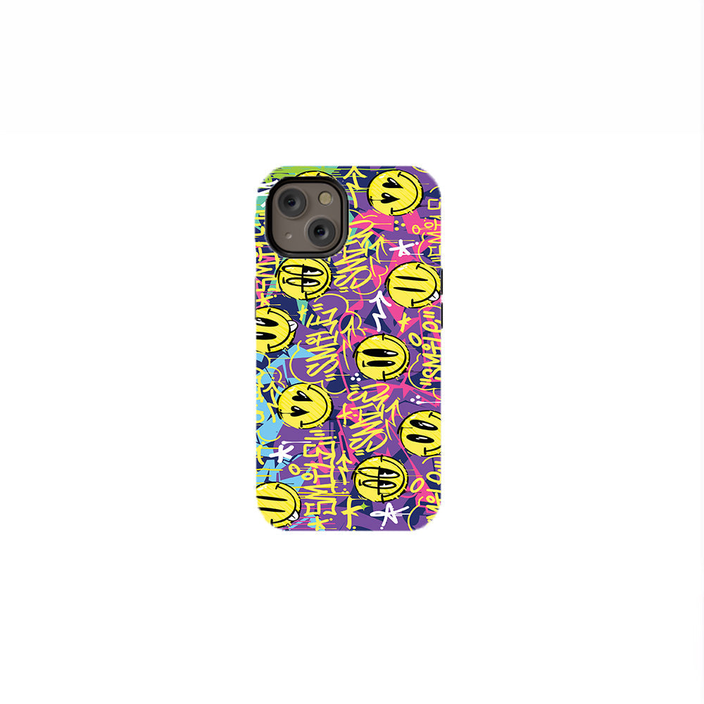 Graffiti Happy Smiling Face Phone Case