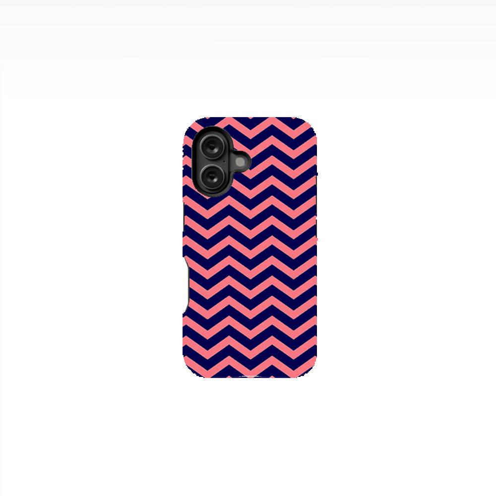 Coral ZigZag Phone Case