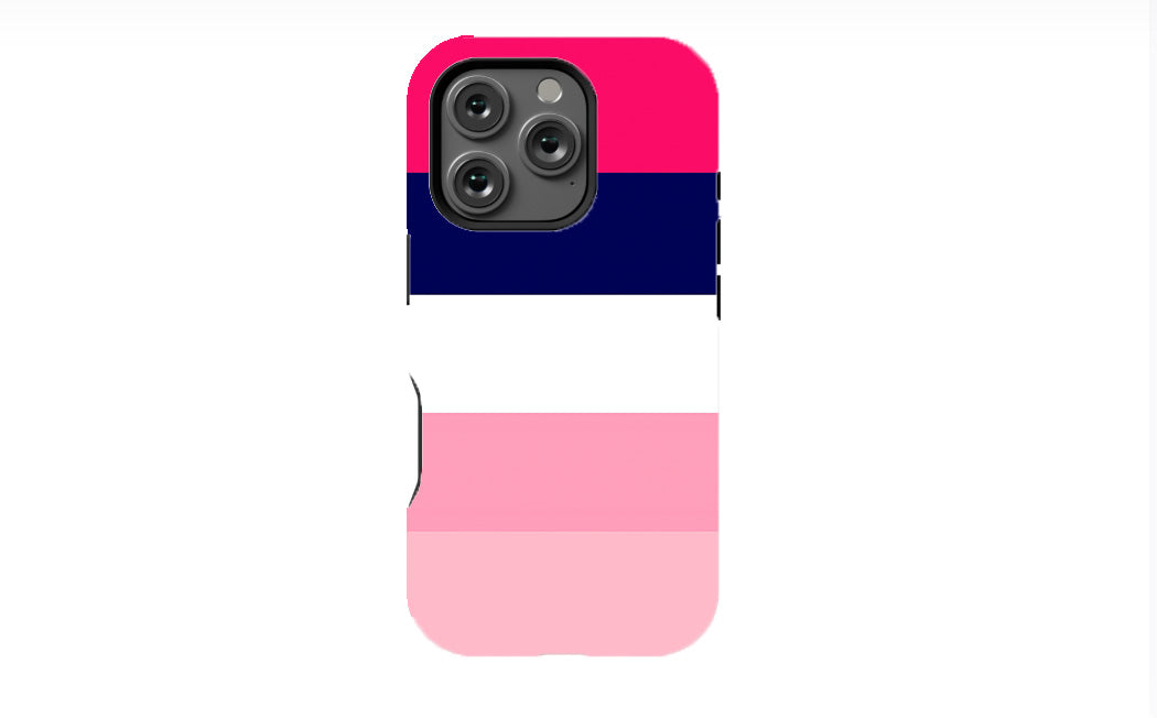 Blush Contrast Phone Case