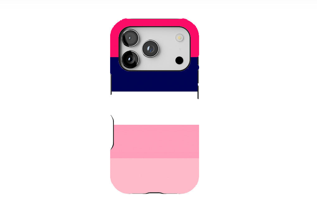Blush Contrast Phone Case