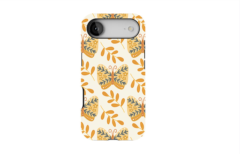 Boho Botanical Butterflies Phone Case