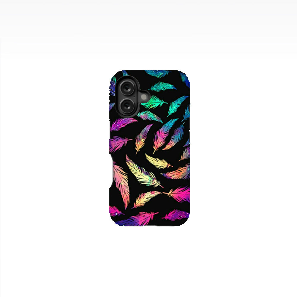 Galaxy Feathers Phone Case