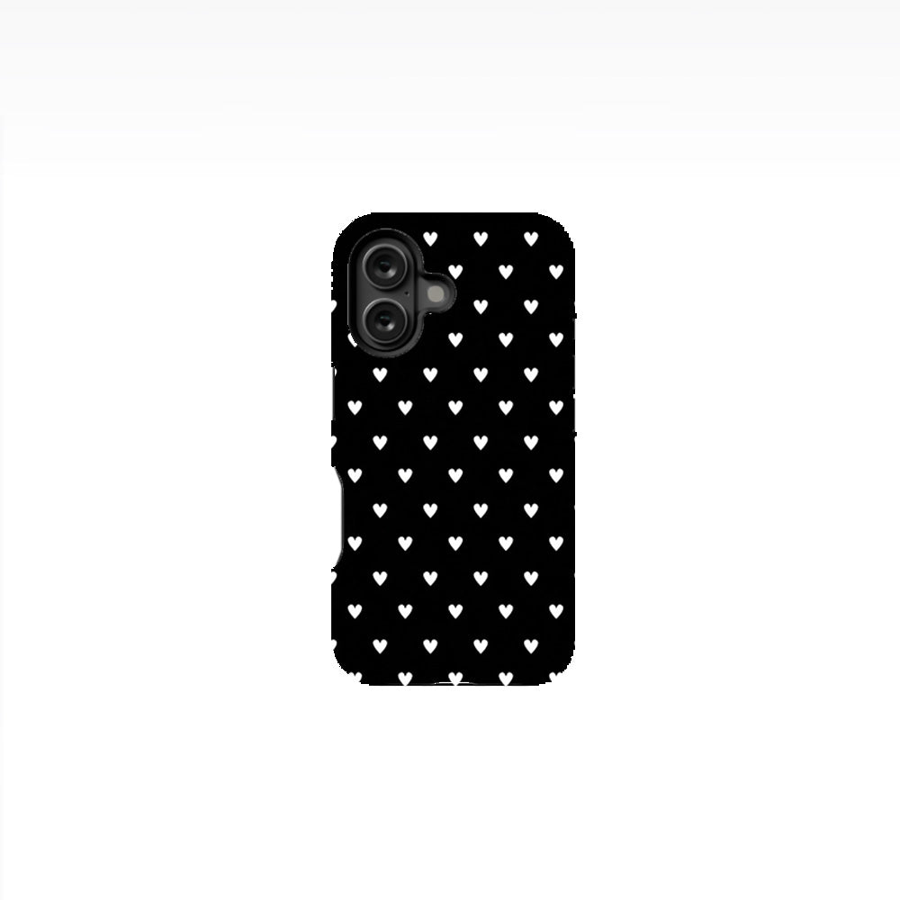 Heart Grid Phone Case