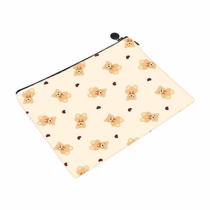 Heart Teddy Bears Makeup Bag
