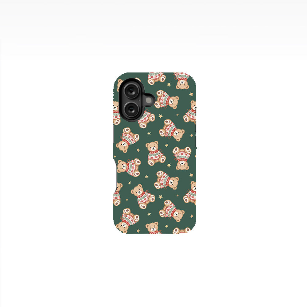 Cozy Sweater Teddy Bear Phone Case