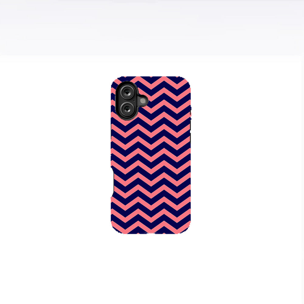 Coral ZigZag Phone Case