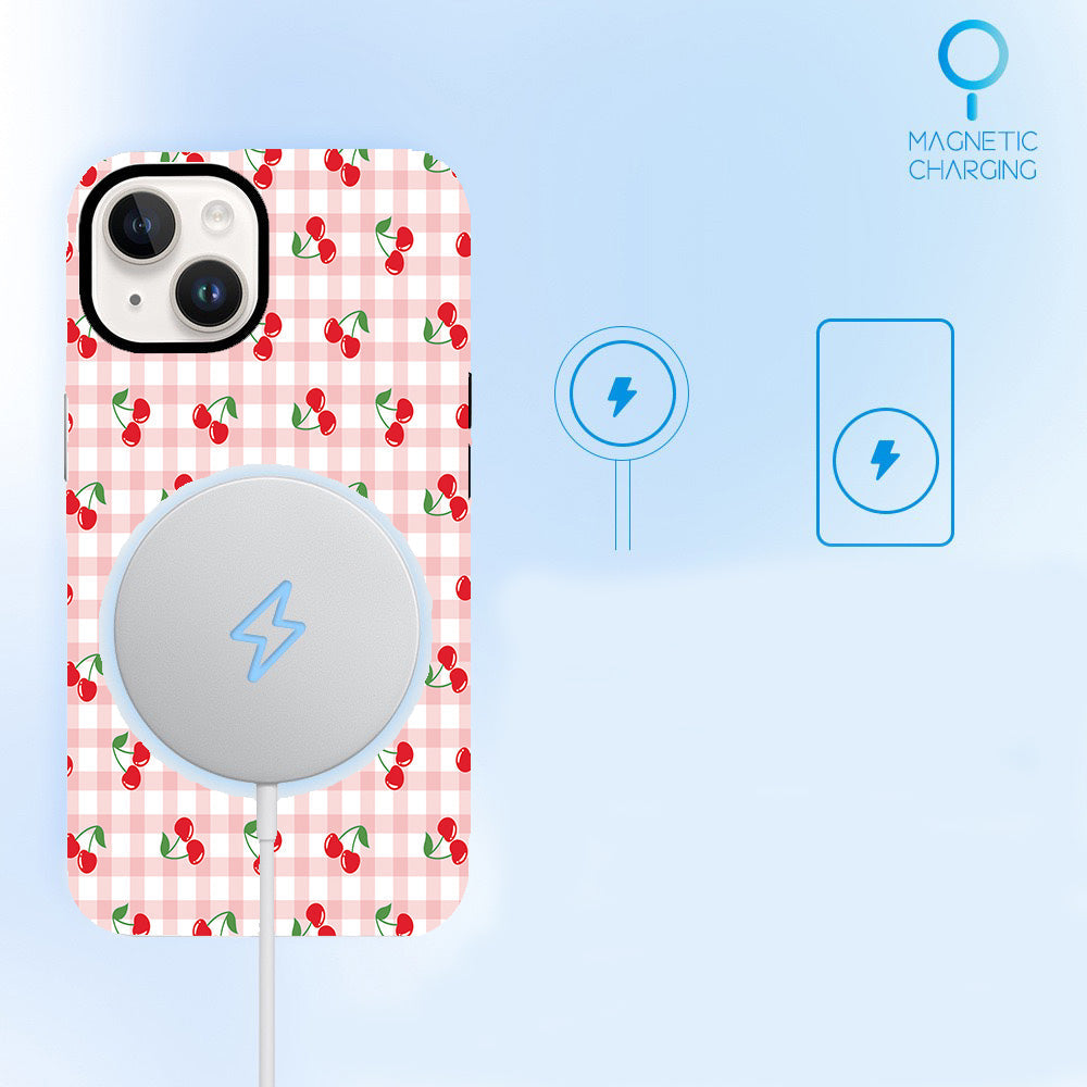 Cherries and Gingham Phone Case for iPhone and Samsung Cherries and Gingham Phone Case for iPhone and Samsung
