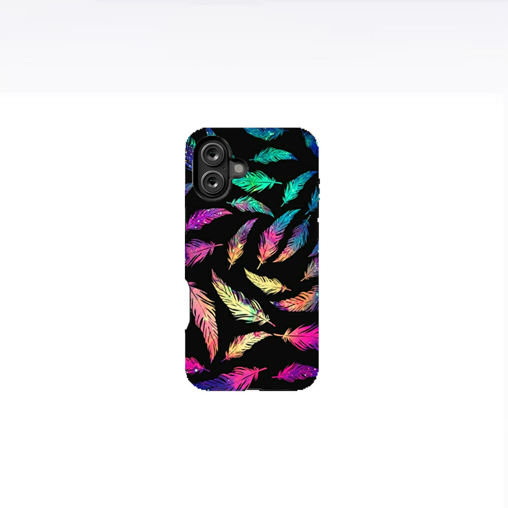 Galaxy Feathers Phone Case