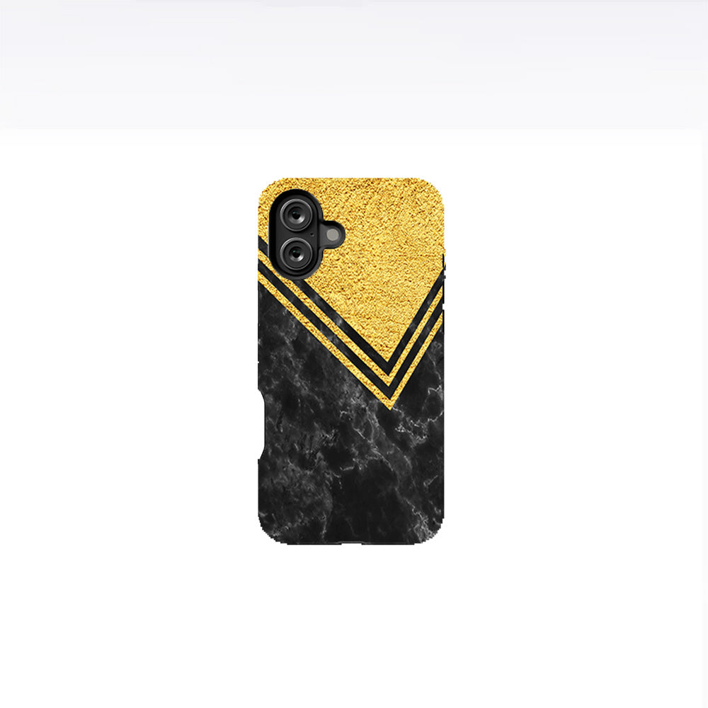 Golden Marble Phone Case