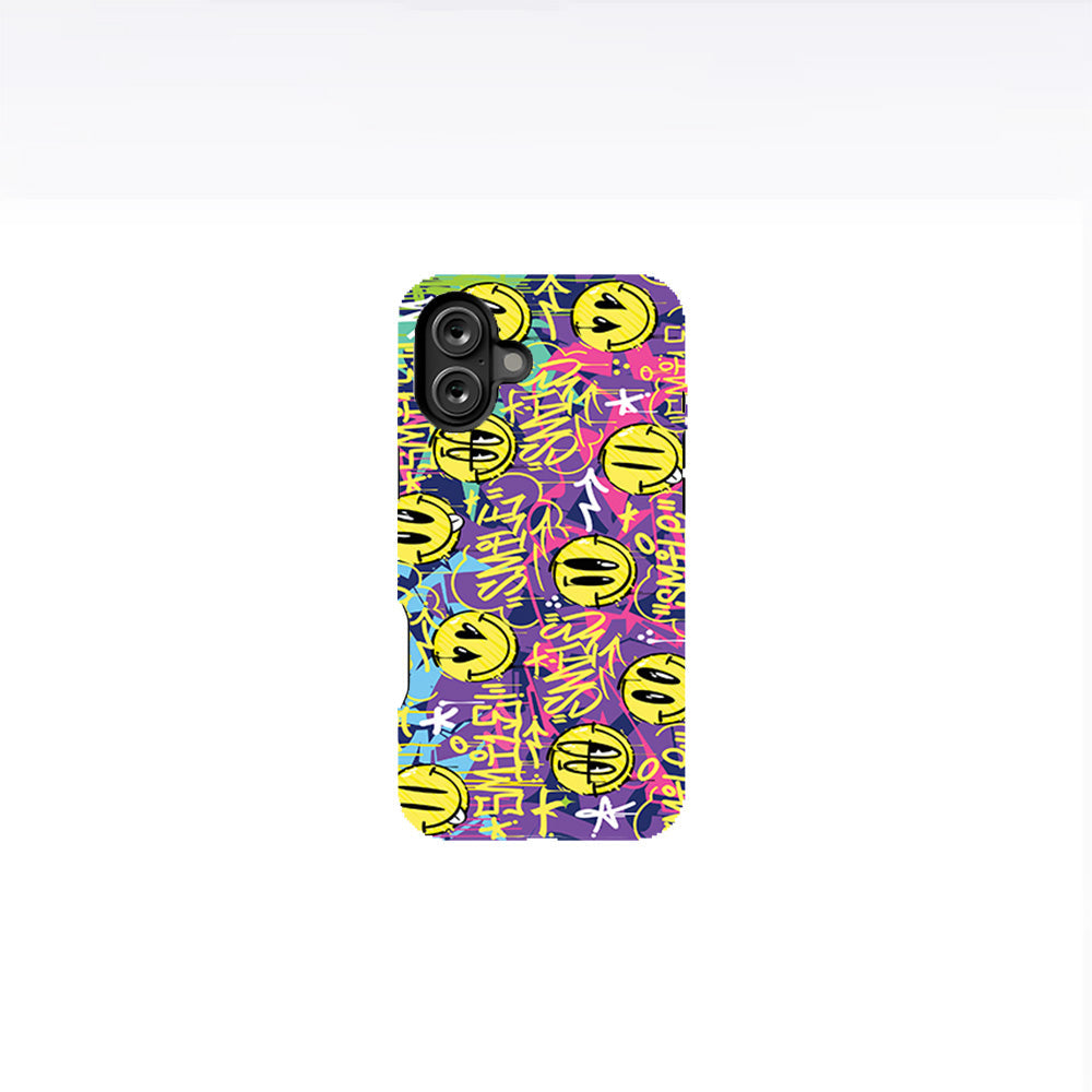 Graffiti Happy Smiling Face Phone Case
