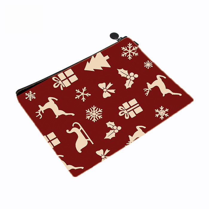 Merry Red Wonderland Makeup Bag