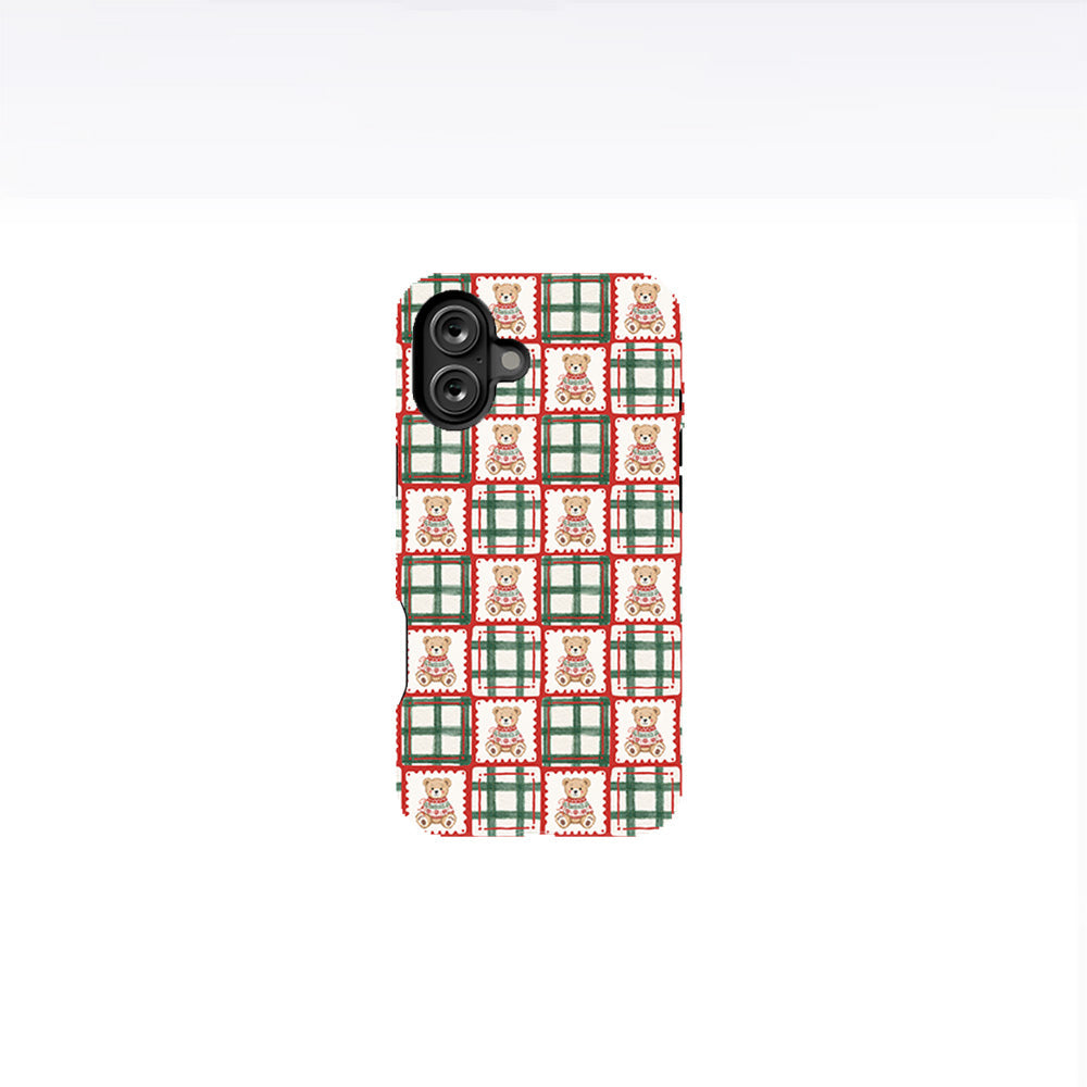 Teddy Bear Checks Phone Case