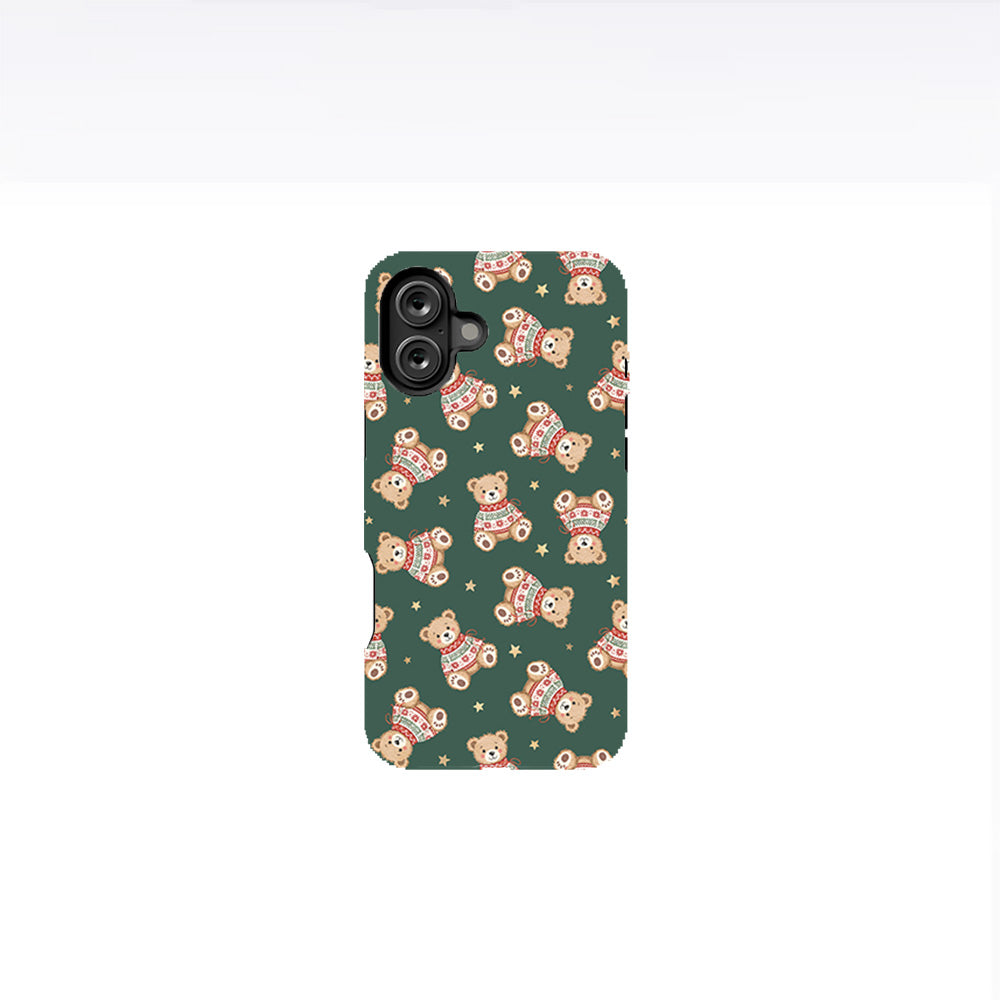 Cozy Sweater Teddy Bear Phone Case