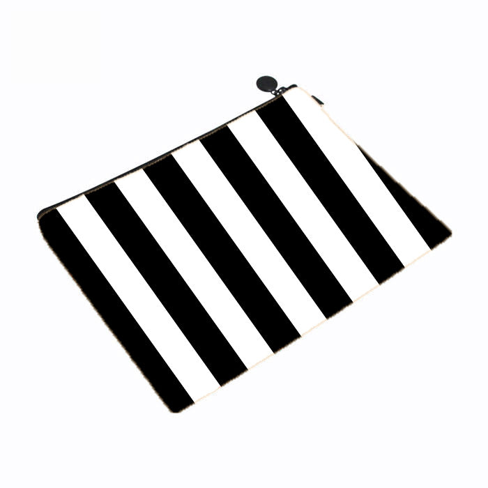 Mono Stripes Makeup Bag