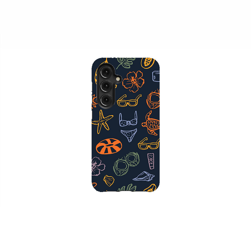 Doodle Summer Vacation Phone Case