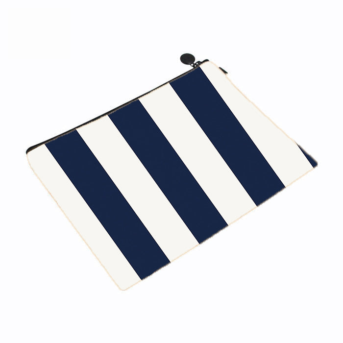Nautical Stripe Makeup Bag